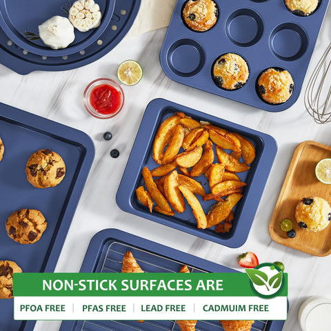 HONGBAKE stackable nesting design saves cabinet space.