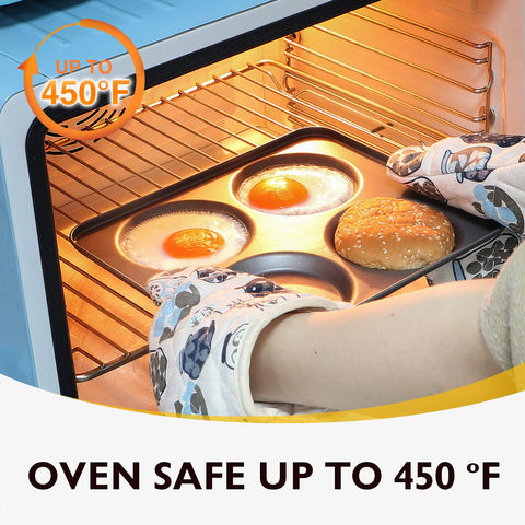 HONGBAKE set is ideal for eggs, burgers, whoopie pies, and cornbread lovers.