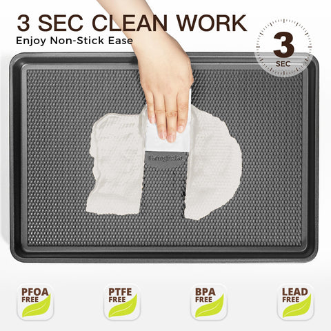 HONGBAKE Whitford-reinforced nonstick coating enables easy food release.