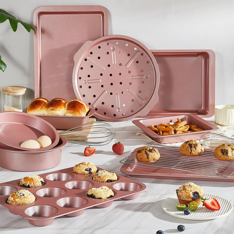 HONGBAKE wide-grips design eases handling hot pans