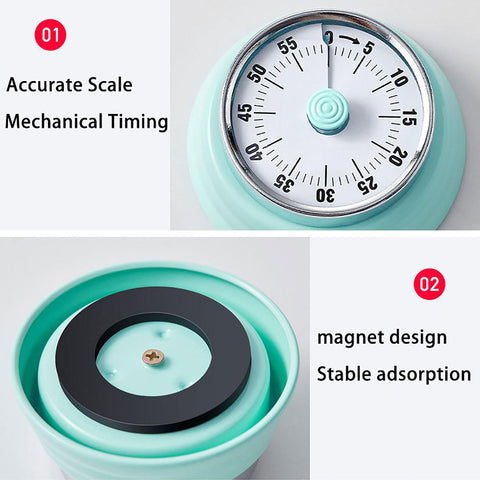 Hongjie timer wind mechanism for battery-free operation