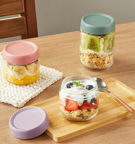 Hongqu US 9 pack 4oz jar ideal for condiments and samples.