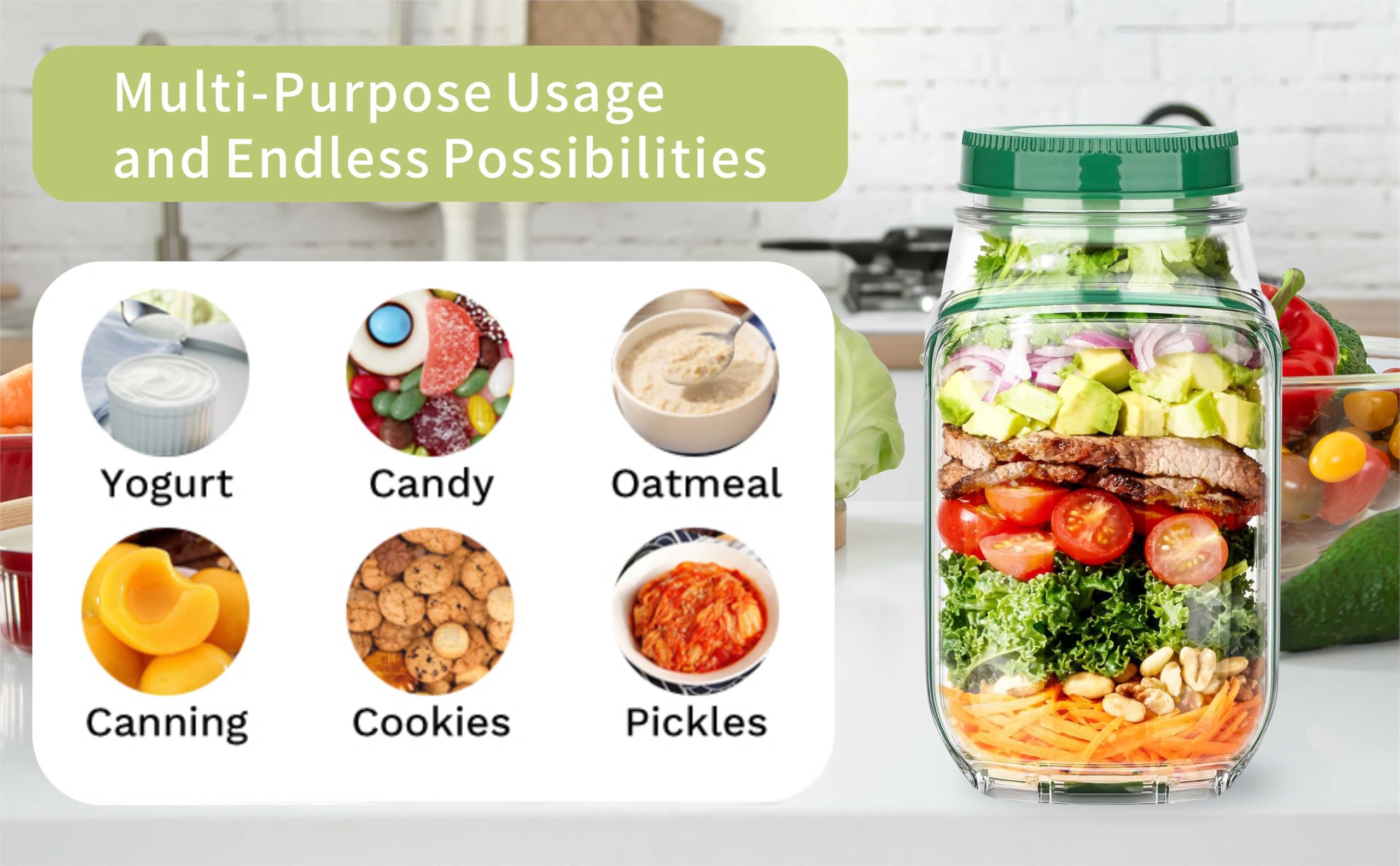 HongzyFirm portable, eco-friendly lunch jar ideal for home, office, and travel.