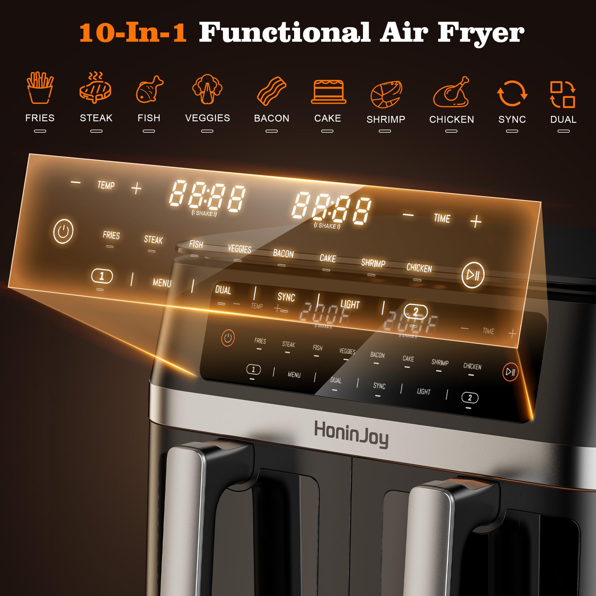HoninJoy digital touchscreen provides precise control