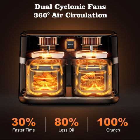 HoninJoy wide 160-400°F range for dehydration to sear