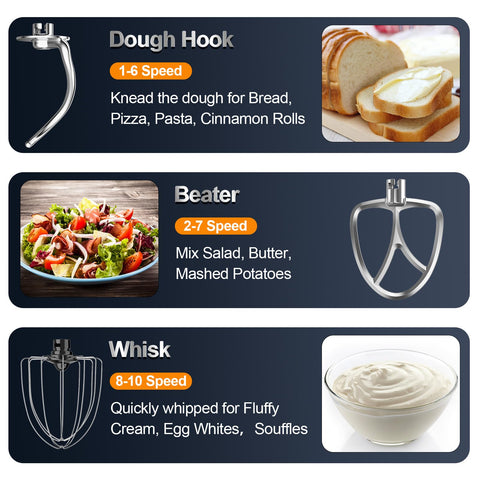 Honinst mixer features anti-slip feet for stable operation.