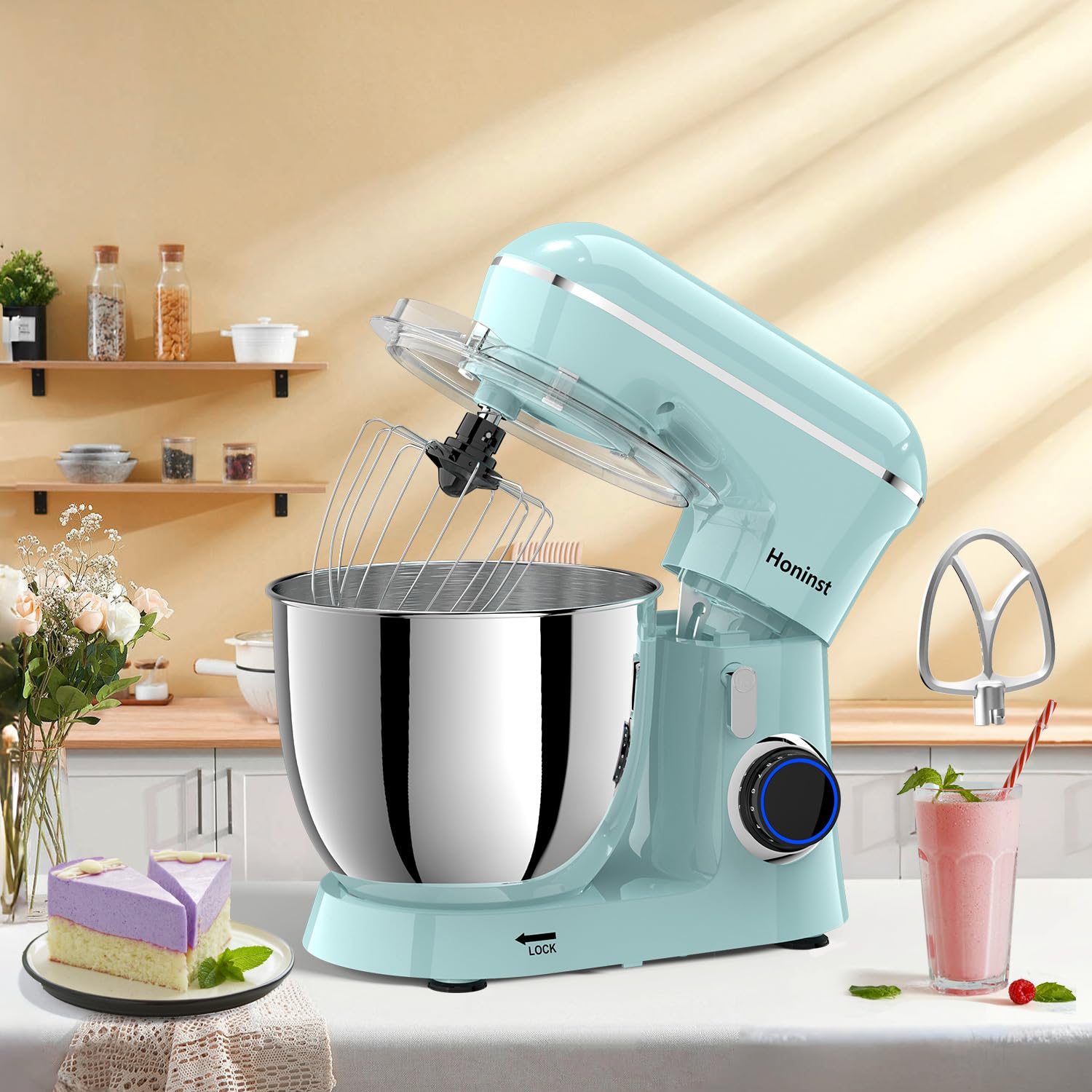Honinst splash cover keeps your kitchen clean during mixing