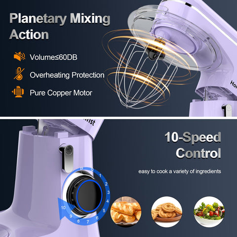 Honinst whisk attachment for fluffy whipped cream and airy meringues.