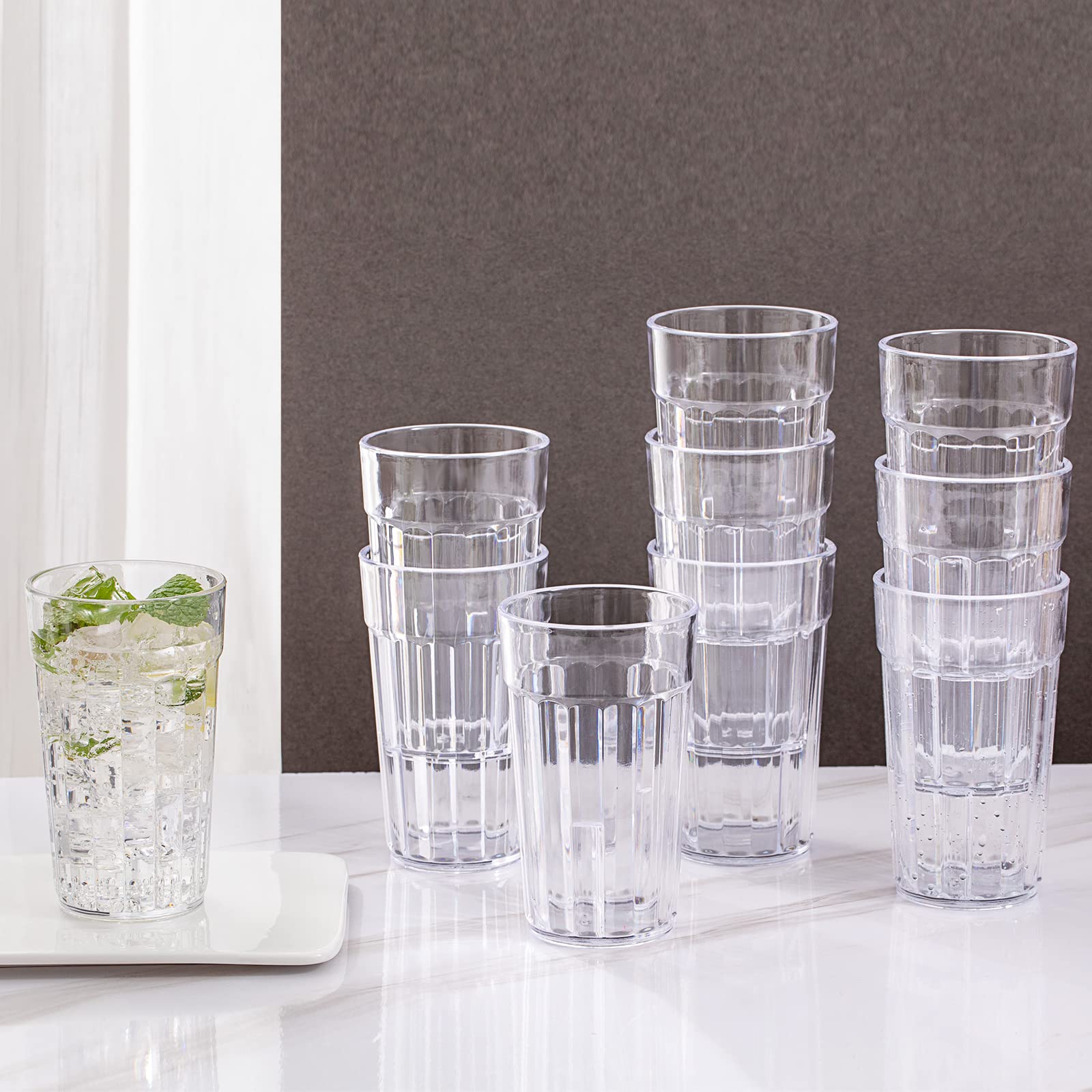 Honla multi-colored drinking glasses brighten kitchens, classrooms, and home gatherings.