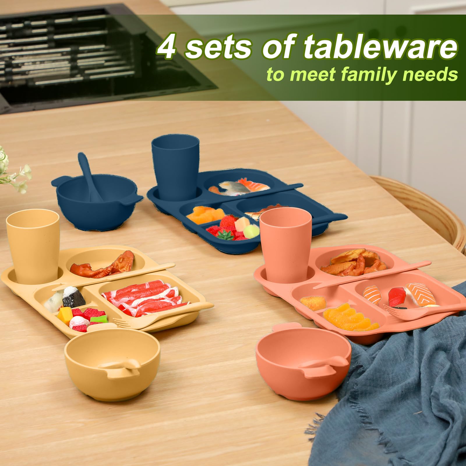 Honoson 24-piece set packaging ready for table setting.