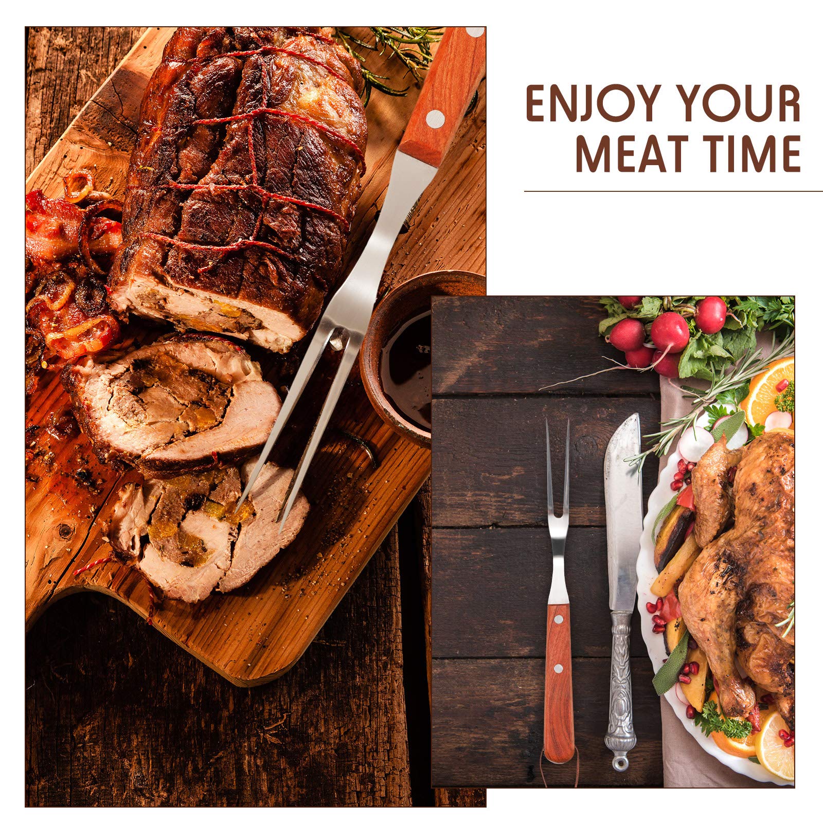 Honoson meat forks are easy to clean after grilling and serving.