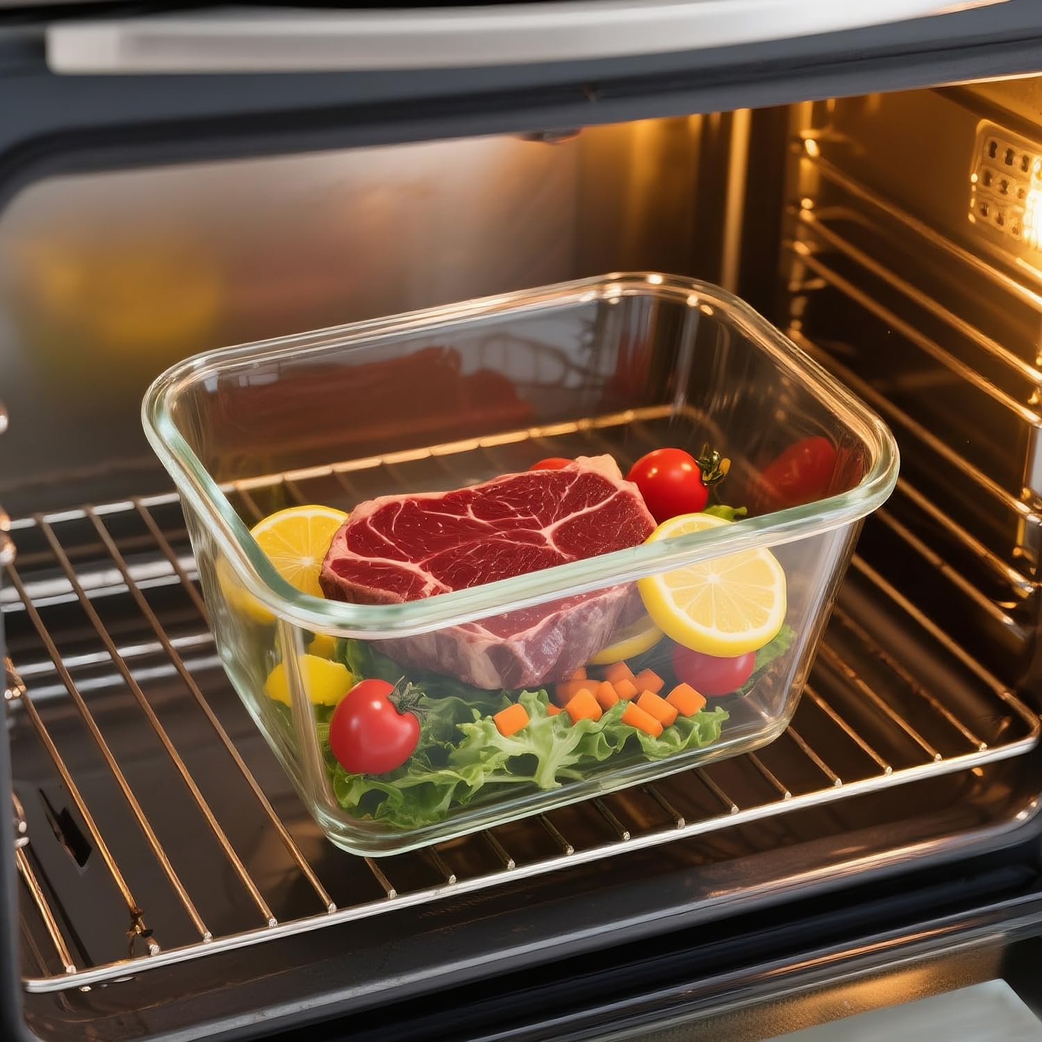Hontent meal prep and leftovers organization for a tidy fridge.