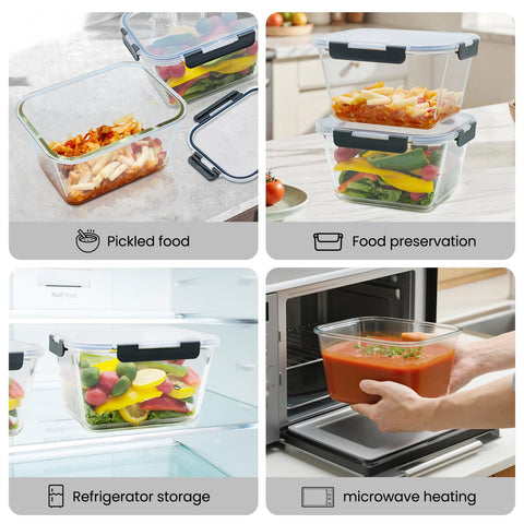 Hontent rotisserie chicken storage for convenient meal prep.
