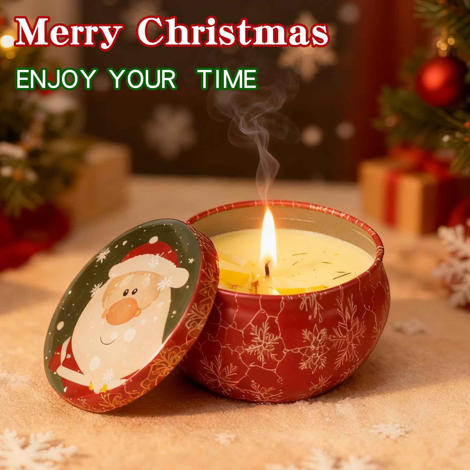 Honxicur Christmas gift set card offers warm holiday greetings.