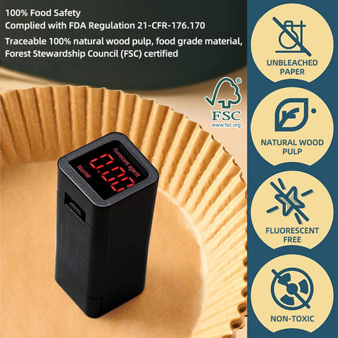 HONYAO heat-resistant BPA-free liner withstands up to 446°F