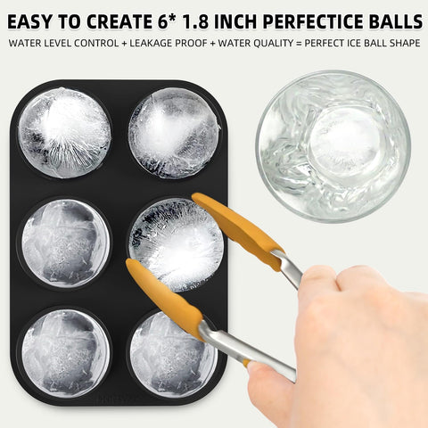 HONYAO silicone ice ball mold is food-grade and safe for kitchen use