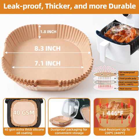 HONYAO heat-resistant liner up to 230C for safe cooking
