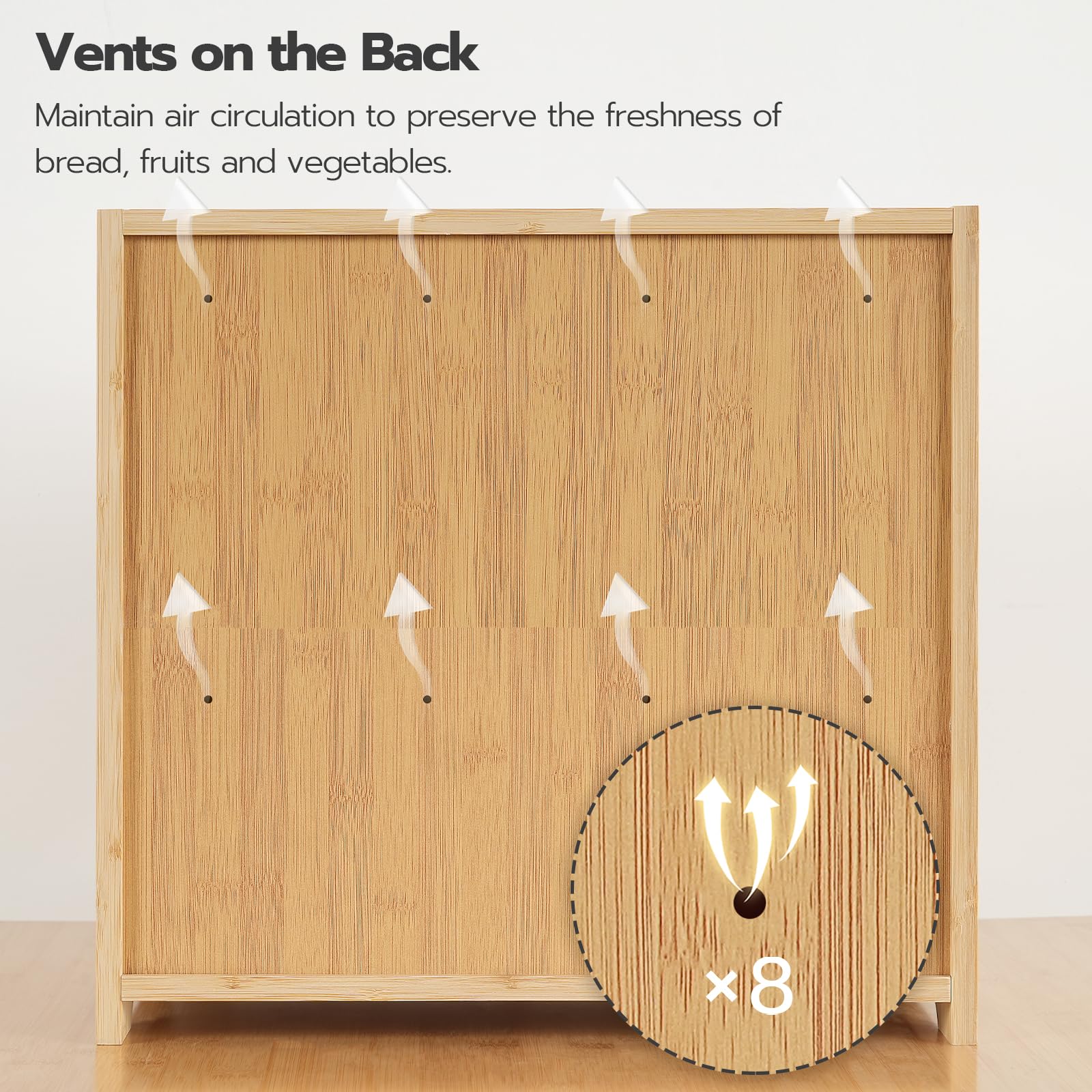 HOOBRO acrylic door visibility helps locate items at a glance