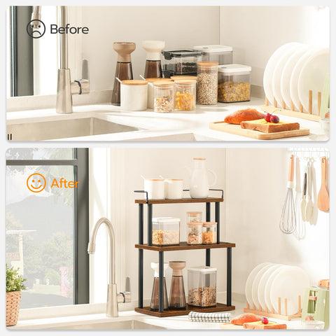 Twist-lock assembly step for HOOBRO organizer