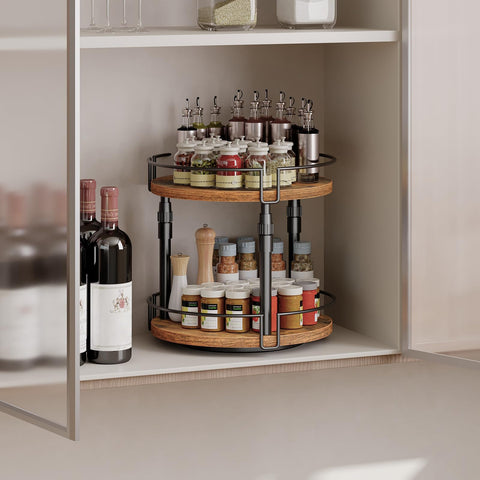 HOOBRO countertop spice rack design saves space on kitchen surface