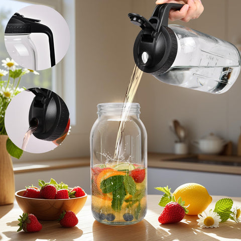 Hoofess ergonomic handle provides comfortable pouring for every user.