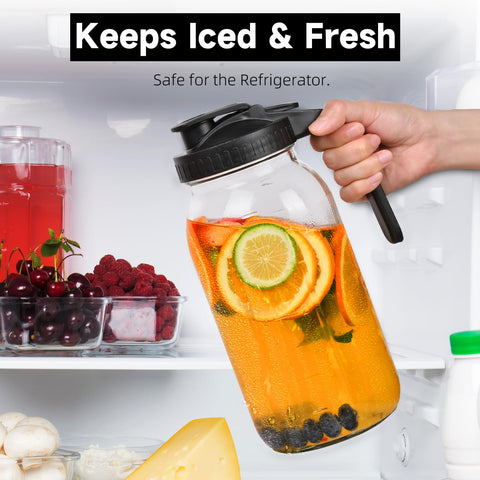 Hoofess set ideal for sun tea and lemonade preparation.