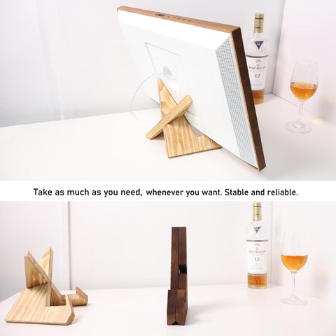 HOOKMEMO gift-ready solid wood stand for versatile home use.