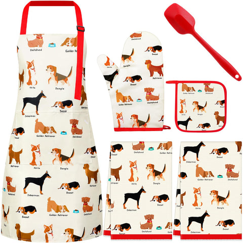 Hoolerry dog apron adjustable for comfortable cooking sessions