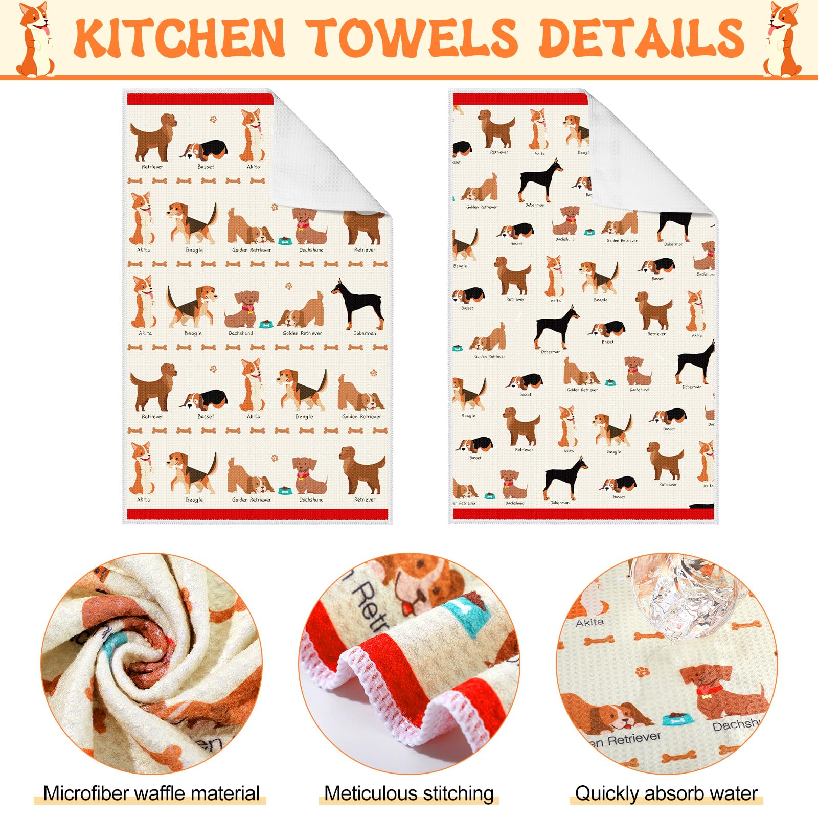 Hoolerry dog oven mitt thick cotton for safe handling