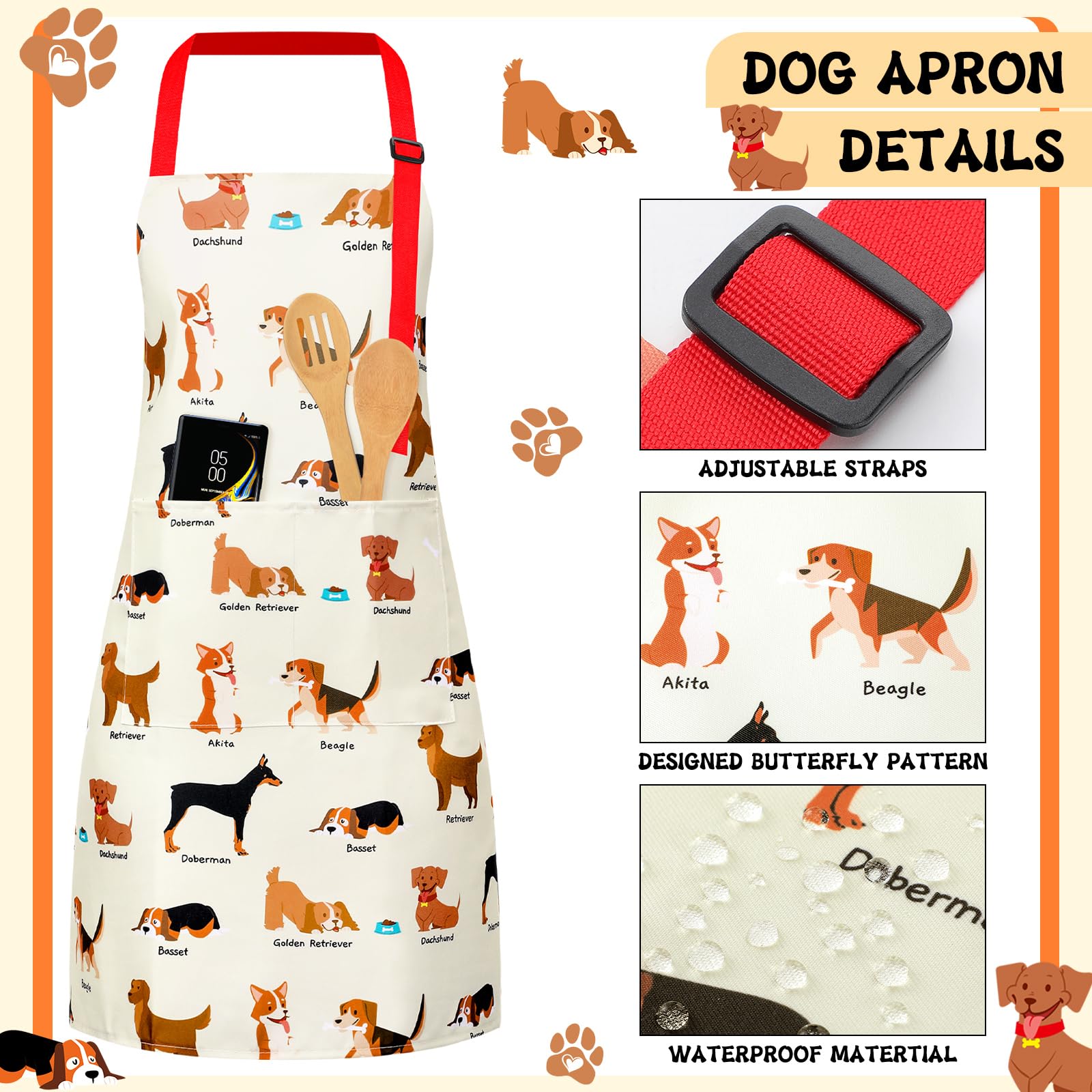 Hoolerry dog pot holder heat-resistant for stovetop protection