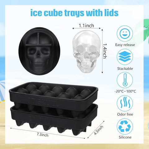 Hoolerry skull mold for chocolate decorations and edible crafts.