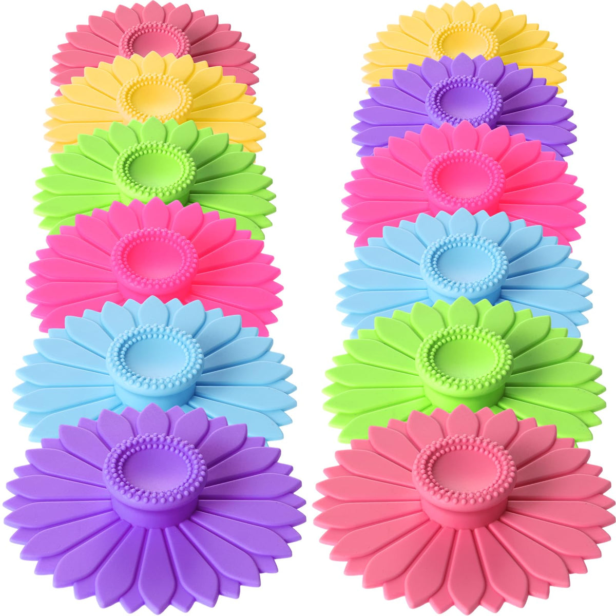 Hoolerry sunflower design cup cover adds color while keeping drinks warm.