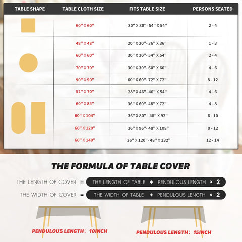 Horaldaily Christmas tablecloth elevates dining ambience for holidays and parties.