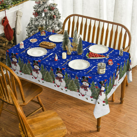Horaldaily tablecloth closeup vibrant pattern enhances holiday table aesthetics