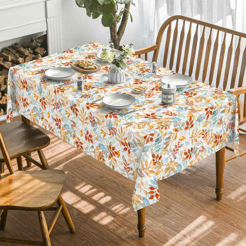 Horaldaily tablecloth close-up texture highlights soft weave and durable polyester.