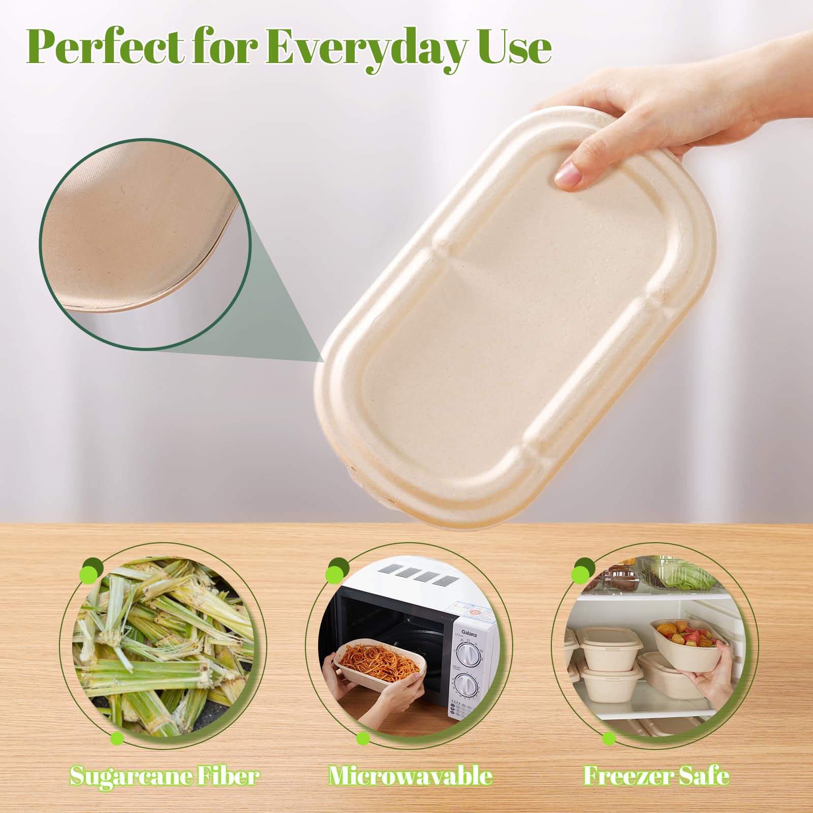 HorizonNest microwave-safe container keeps meals warm without warping during reheating.