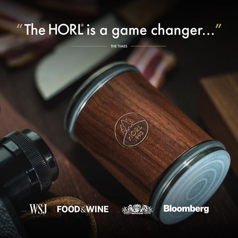 HORL interchangeable grinding discs enable 15° and 20° edges for different tasks.