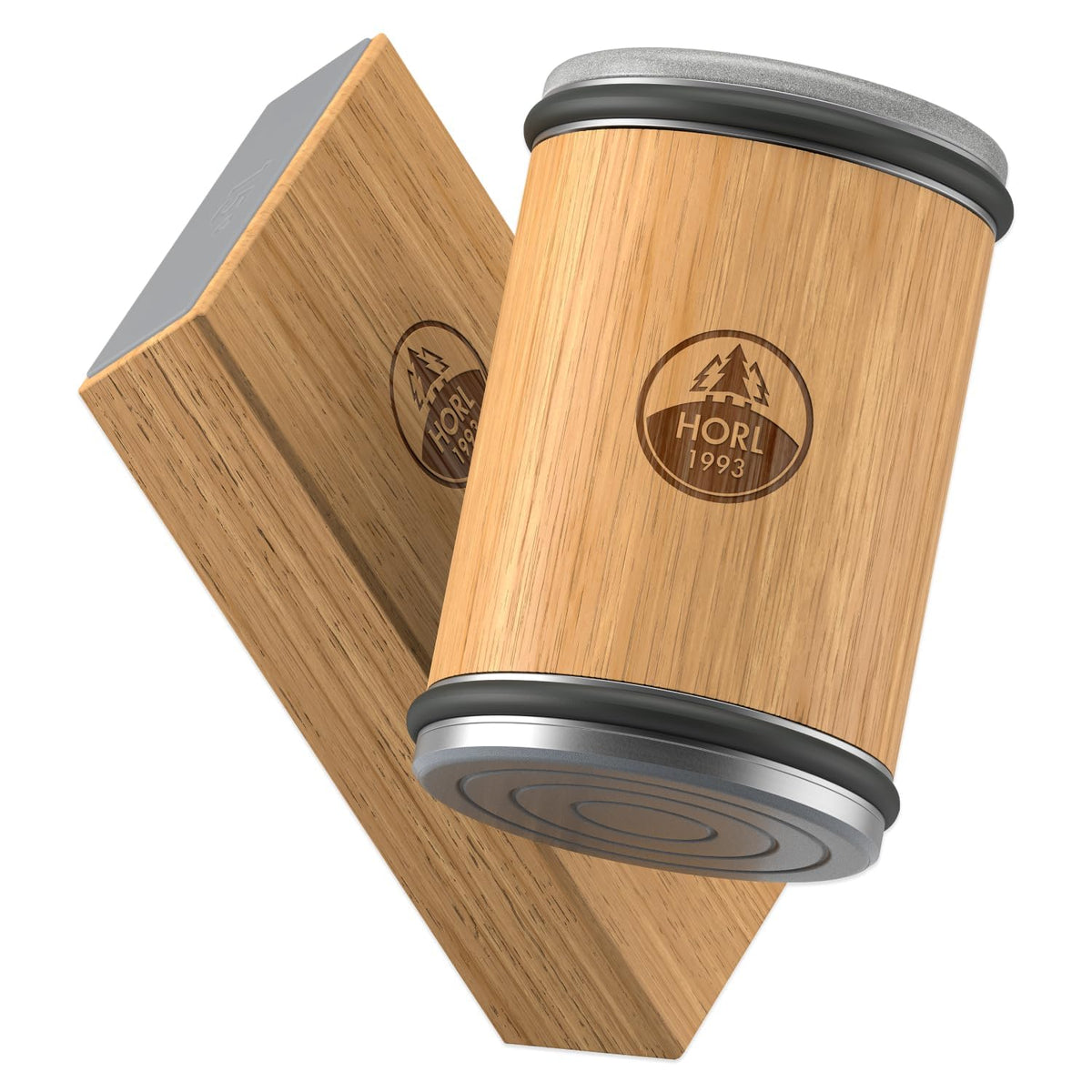 HORL 2 Oak knife sharpener in rolling action for consistent blade polishing