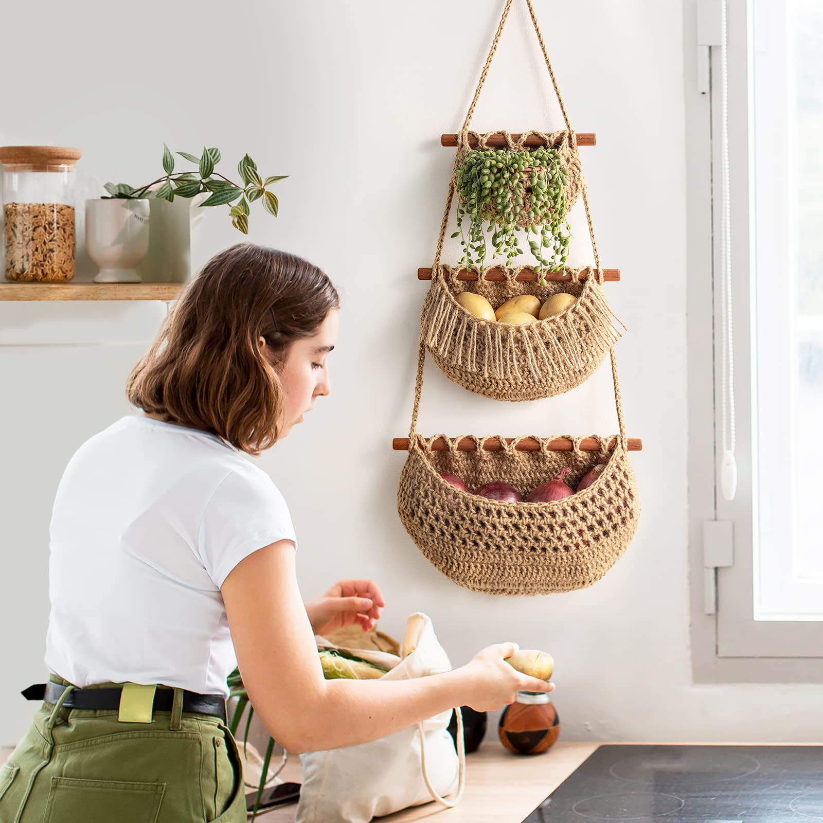 horpait over-the-door organizer 3-tier saves space in small rooms.