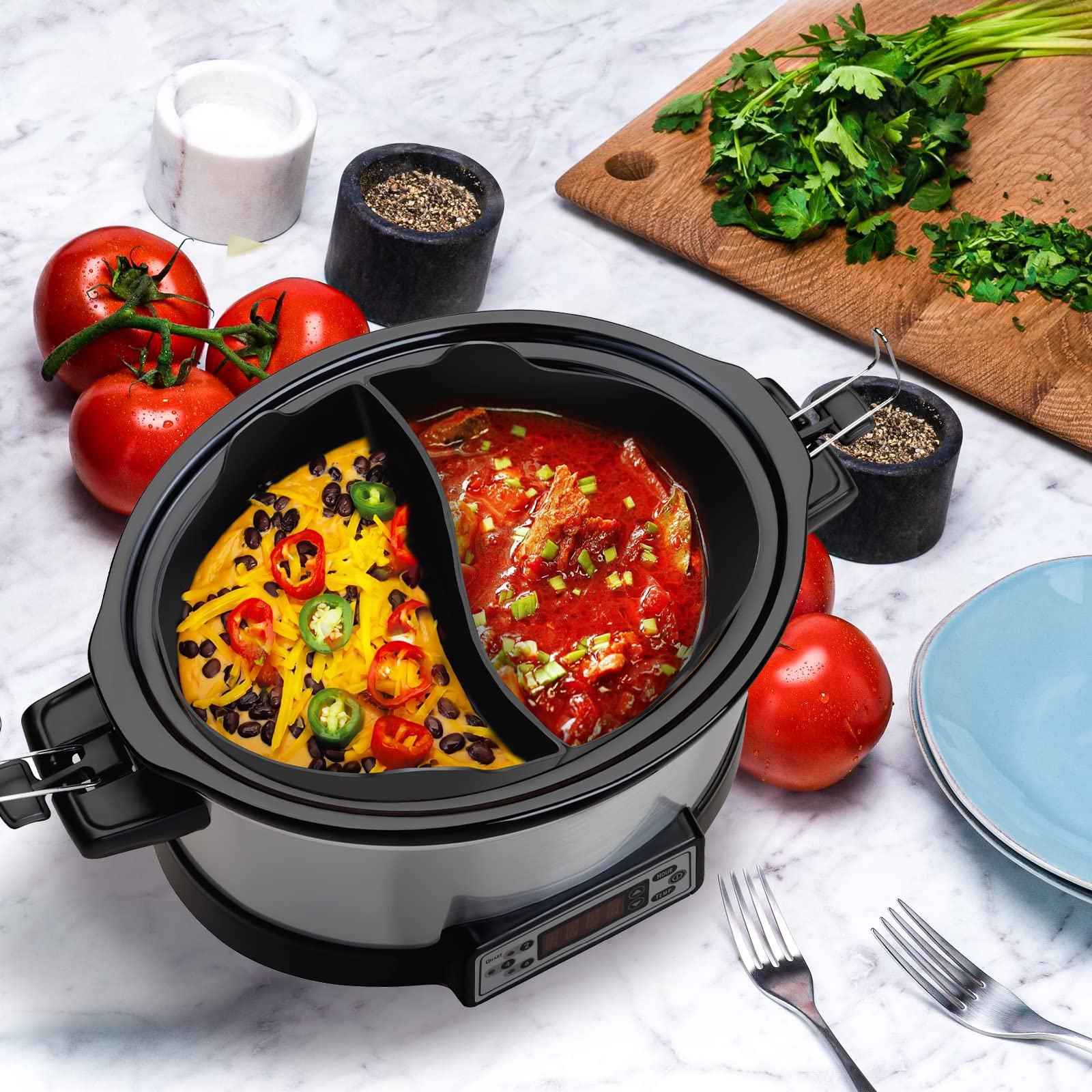Horuhue BPA-free slow cooker liner, safe and durable for family meals.