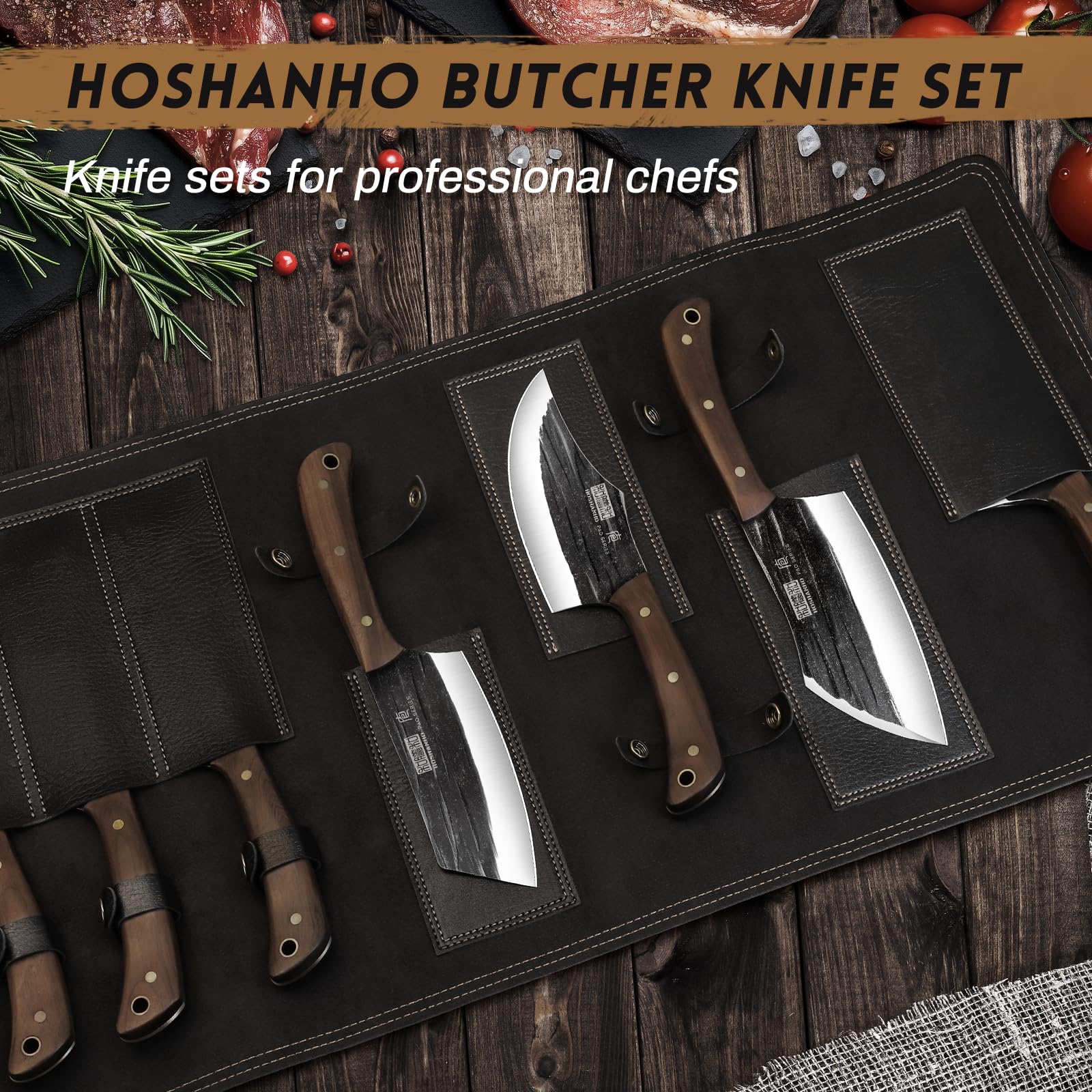 HOSHANHO 5-5in cleaver knife for versatile kitchen prep