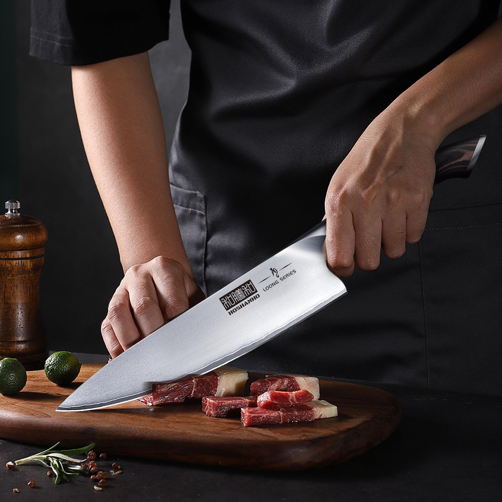 HOSHANHO 6-inch utility knife balances control and versatility.