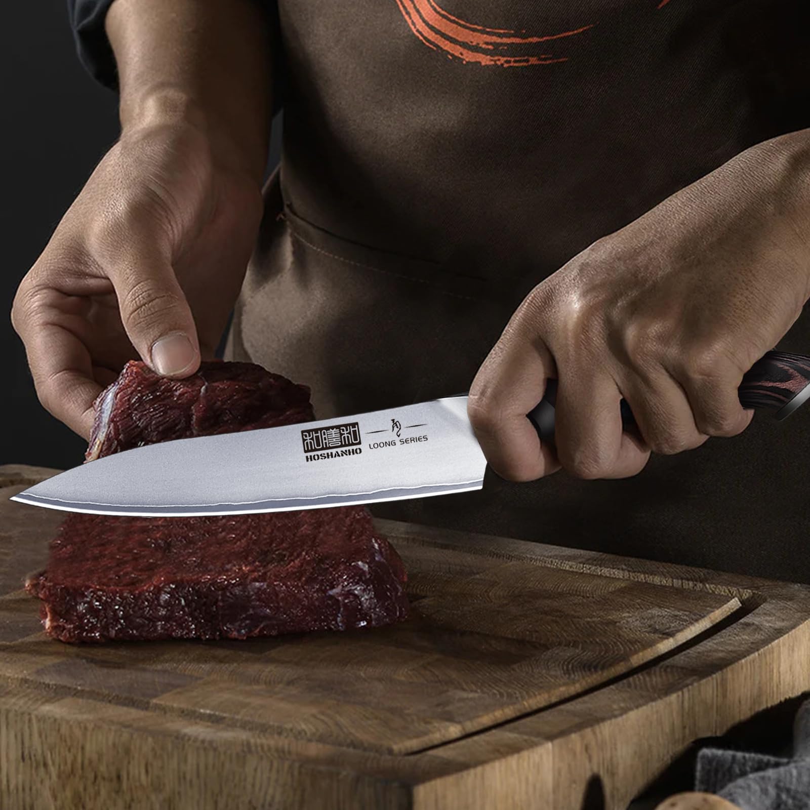 HOSHANHO 6-Inch knife gift-ready packaging highlights premium appeal
