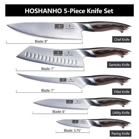 HOSHANHO 7-inch fillet knife slicing meat evenly