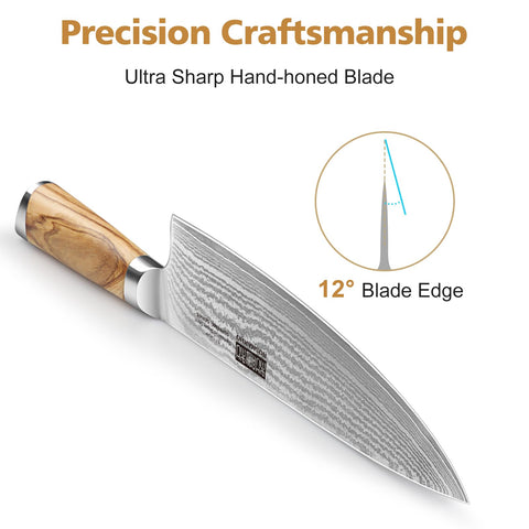 HOSHANHO 7-inch fillet knife enables clean fish fillets with ease