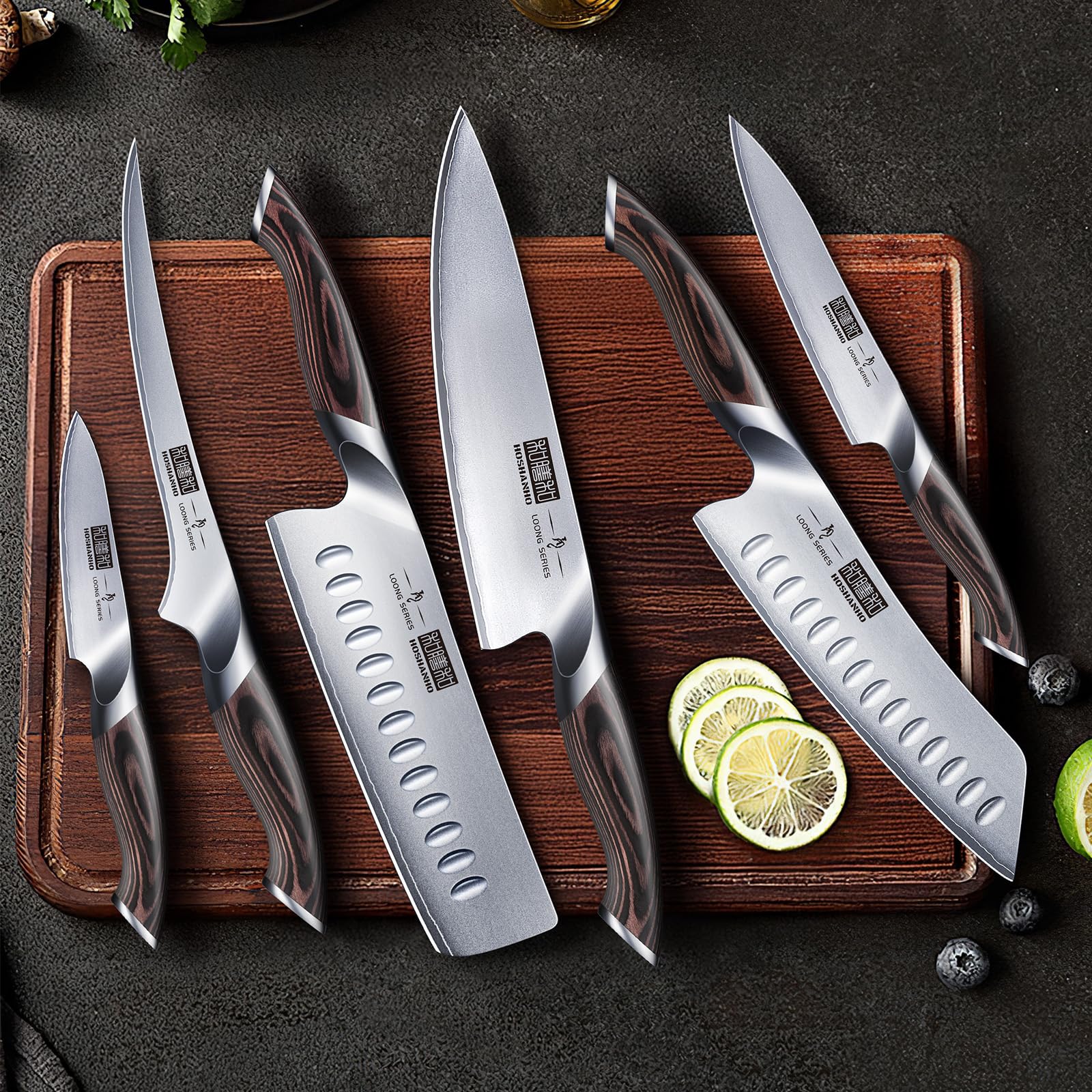 HOSHANHO 7-inch fillet knife suited for delicate fish prep