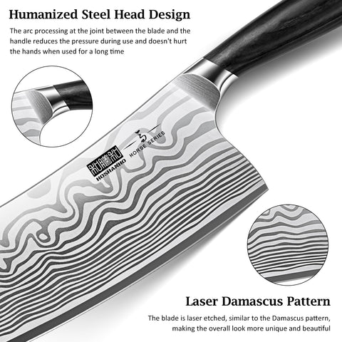 HOSHANHO hand-sharpened razor-edge blade enables precise cuts with minimal effort.
