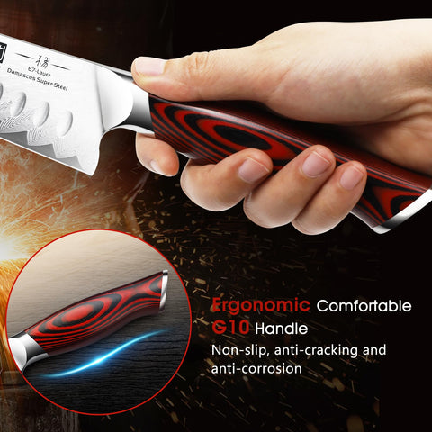 HOSHANHO 10Cr15CoMoV core supports reliable edge retention.