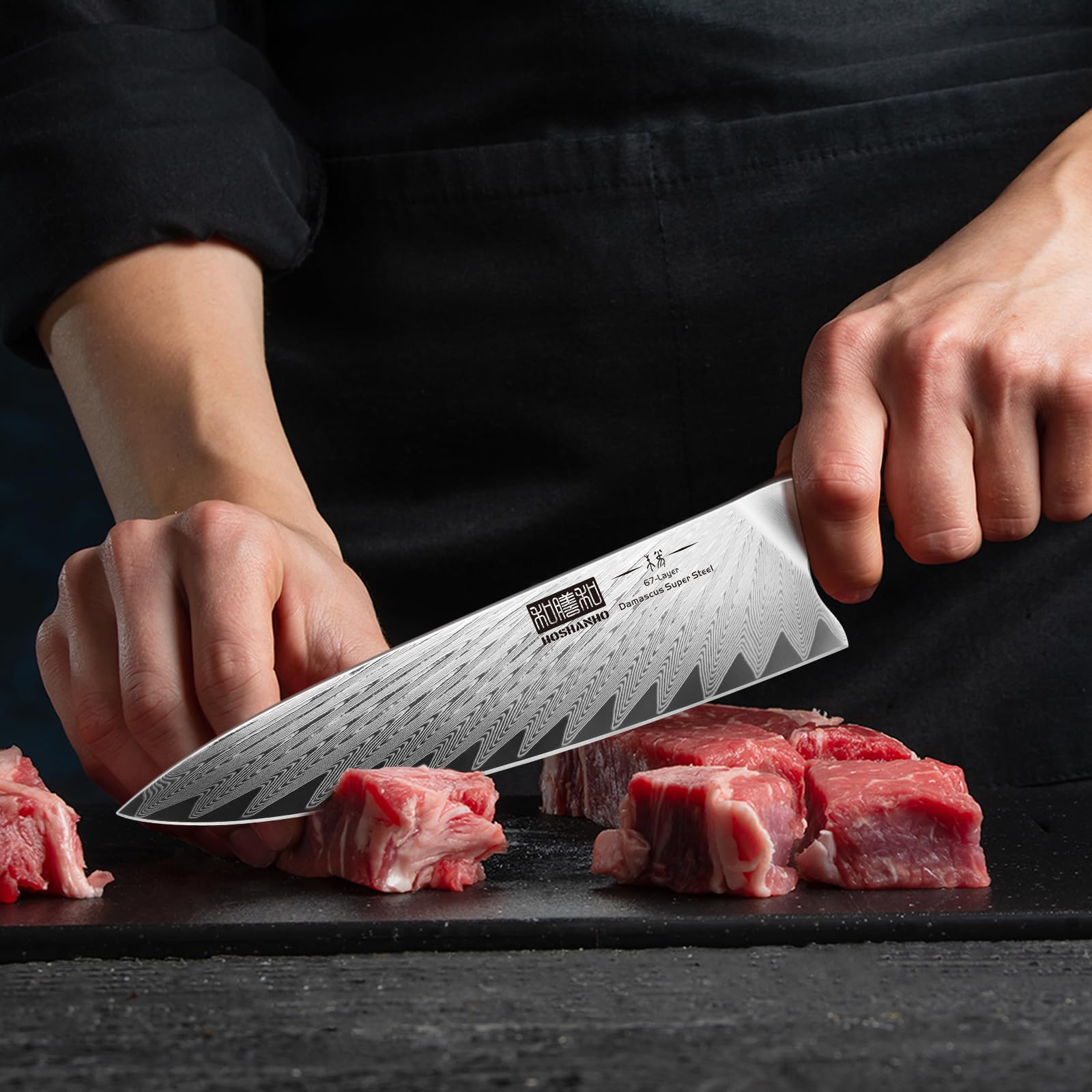 HOSHANHO 8-inch knife ideal for daily kitchen tasks