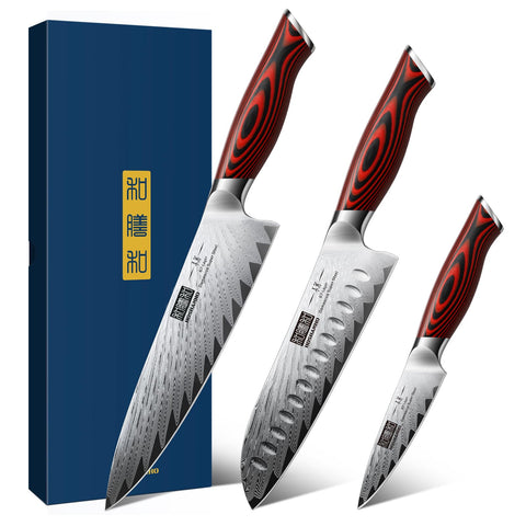HOSHANHO Damascus 8-inch chef knife with ultra-sharp edge for precise slicing